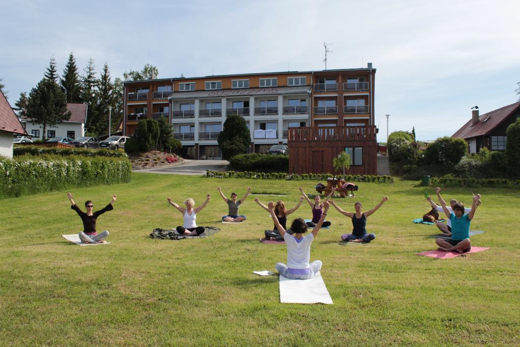 Pension Calla Dolni Vltavice ภายนอก รูปภาพ